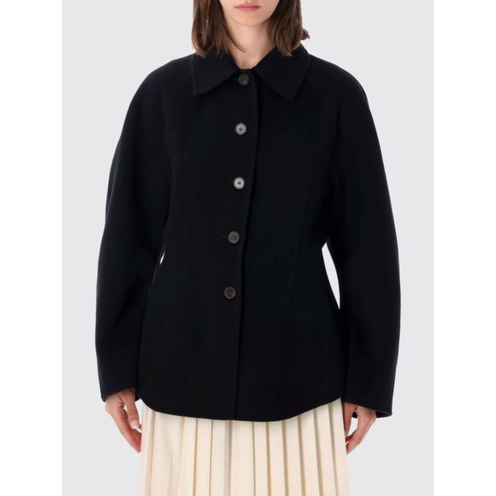 Rohe Women Slim Fit Short Wool-Blend Shirt Coat Rohe